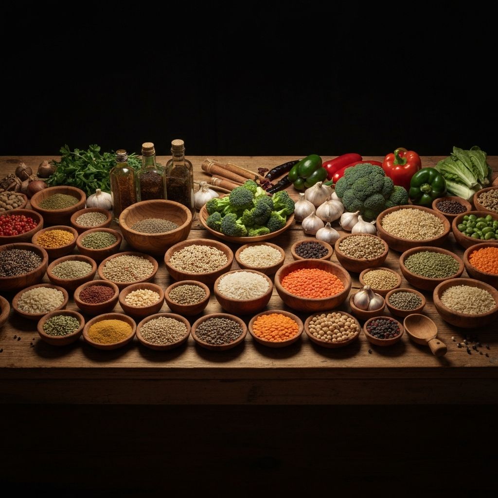 International spread of diverse ingredients and dishes from various food cultures